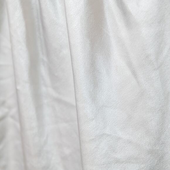 Set of 3 Vintage Lace Slips 1990s Polyester Knee Length Champagne Peach White - Picture 4 of 13